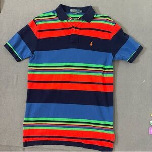 Vintage Polo Ralph Lauren Striped Polo Shirt Mens Medium